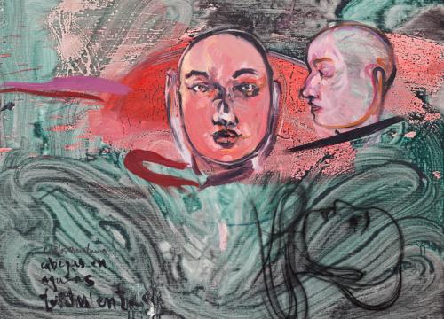 Carlos Quintana "Cabezas en agua" 