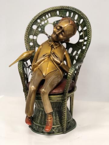 Pedro Pablo Oliva, "Espantado de todo, de la serie Sillones de Mimbre".