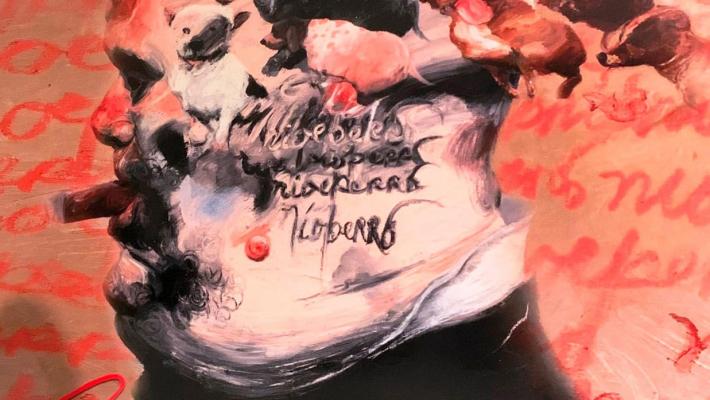 Nioperro, Roberto Fabelo's work auctioned at 170 thousand dollars. 