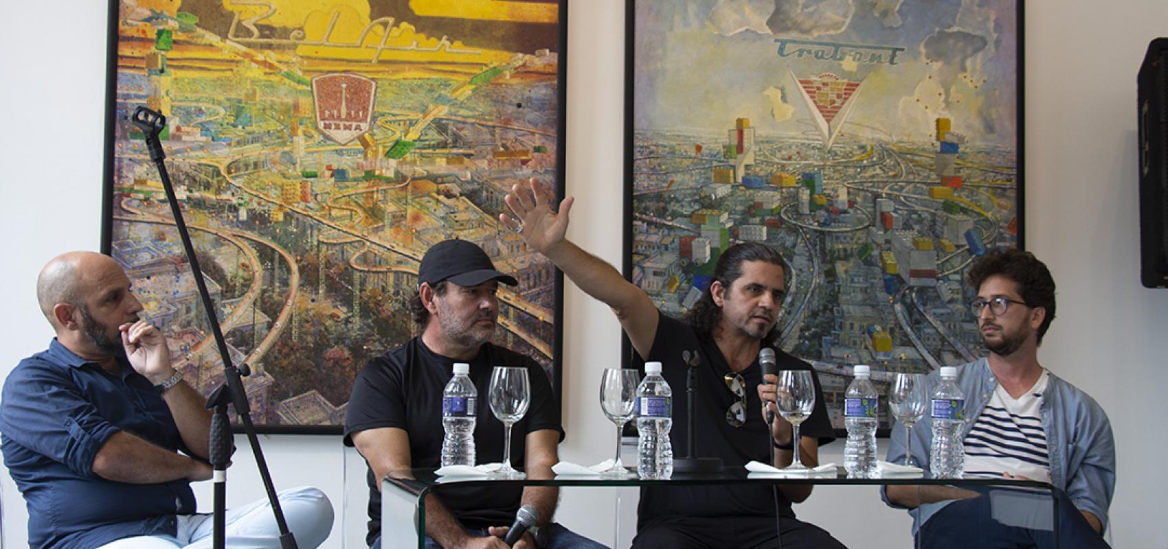 De izquierda a derecha, Douglas Pérez Castro, Luis Enrique Camejo, Duvier del Dago y Rafae Villares.