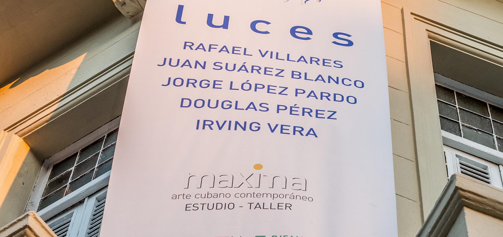 Luces, primera exposición de Máxima. Luces, primera exposición de Máxima.