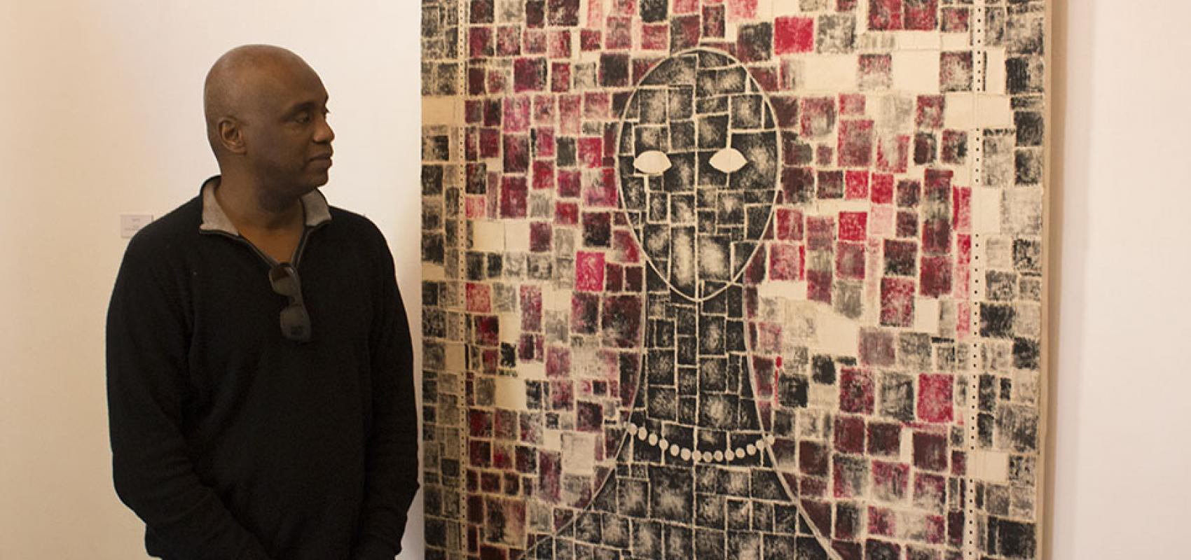 Roberto Diago en Maxima gallery. Roberto Diago en Maxima gallery.